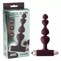 Анальная пробка с вибрацией Spice it up New Edition Excellence Wine red 8016-03lola