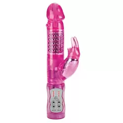Вибромассажер Waterproof Jack Rabbit Vibes – розовый