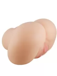 Реалистичный мастурбатор Baile Luna, 13,5 см, мини-полуторс вагина-анус, ТПР