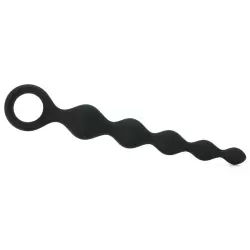 Анальная цепочка Perles D'Lux короткая – черная