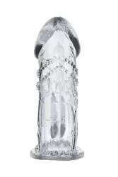 Увеличивающая насадка на пенис TOYFA - прозрачный