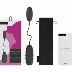 Чёрное виброяйцо Bnaughty Classic