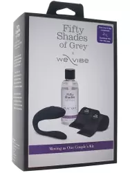 Новогодний набор для пар Fifty Shades of Grey We-Vibe Moving As One, 3 предмета, черный