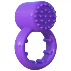 Эрекционное кольцо Sensual Touch Love Ring с вибрацией – фиолетовый