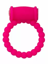 Эрекционное кольцо на пенис TOYFA A-Toys с вибрацией – розовый