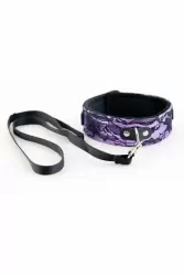 Кружевной ошейник TOYFA Marcus – пурпурный