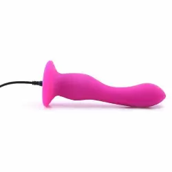 Стимулятор-насадка на присоске Love Rider Wireless Curve с вибрацией – розовый