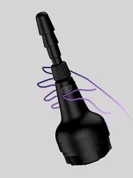 Адаптер под фаллоимитатор Kiiroo Keon, 19,5 см, черный