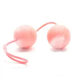 Вагинальные шарики Oscilating Duo Balls – розовый