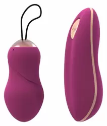 Ярко-розовое виброяйцо So Divine Get Lucky USB Vibrator