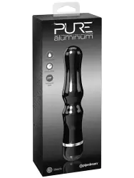 Вибромассажер Pure Aluminium Large Black – черный 