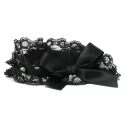 Подвязка на ногу Playful in Pearls Pearl Garter – черная