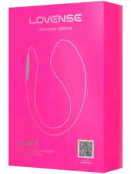 Интерактивное виброяйцо Lovense Lush 4, программируемое управление со смартфона, с LED-подсветкой, силикон