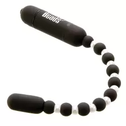 Анальная вибро-цепочка BMS Booty Beads – черная