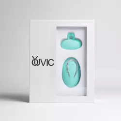 Вибростимулятор для орального секса, бирюзовый