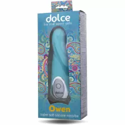 Мультифункциональный мини вибратор Dolce Owen – голубой