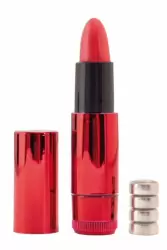 Мини-вибратор TOYFA Помада - красный