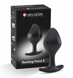 Анальная пробка Buttplug Rocking Force S - черный