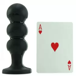 Анальная пробка Platinum Premium Silicone The Push – черный