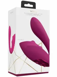 Вибратор Shots Toys Yuki, 10 скоростей, с массажными шариками, розовый