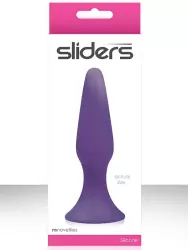 Анальная пробка Sliders Medium – фиолетовая