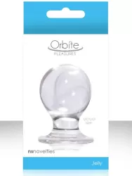 Средняя анальная пробка Orbite Pleasures - Clear