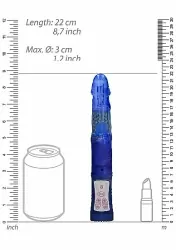 ВИБРАТОР КРОЛИК ROTATING BEETLE - синий