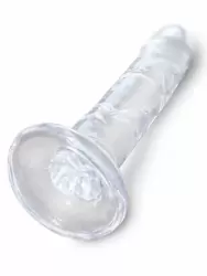 Реалистичный фаллоимитатор Pipedream King Cock Clear, ПВХ, 15 см, прозрачный