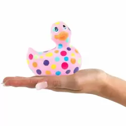 Вибратор-уточка BigTeazeToys I Rub My Duckie 2.0, разноцветный