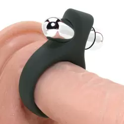 Вибро-кольцо Embrace Lover’s Ring – серое