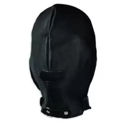 Маска на голову с поводком Gimp Mask With Leash – черный