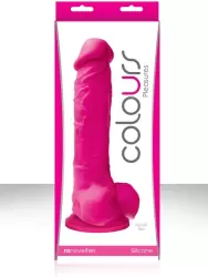 Фаллоимитатор на присоске Colours 8 – розовый