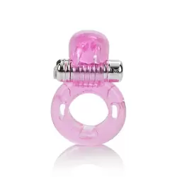 Вибро-зайчик на пенис Basic Essentials Bunny Enhancer – розовый