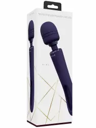 Двусторонний вибратор Shots Toys WAND Kiku, 20 режимов, со стимулятором зоны G, фиолетовый