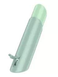 Вакуумный стимулятор клитора Satisfyer NAUGHTY KISS, 12 см, 30 режимов, силикон, зеленый