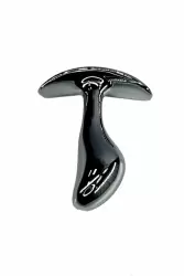 Изогнутая анальная пробка для ношения c красным кристаллом, размер S, Kanikule