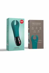 Вибромастурбатор Manta от Fun Factory, силикон, зеленый, 16 см