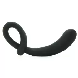 Электростимулятор простаты Curving Curt гибкий – черный	