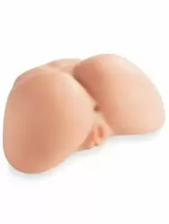 Реалистичный мастурбатор SilexD Ass Daphne, два отверстия, силикон, телесный