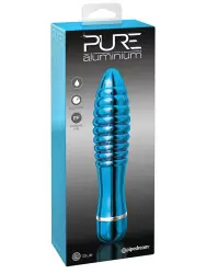 Вибромассажер Pure Aluminium Large Blue – синий