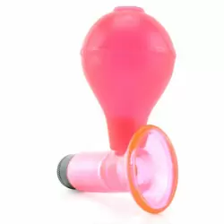 Помпа для клитора Clit Sucker с вибрацией - розовый