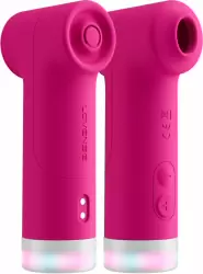 Двойной стимулятор клитора с воздушно-волновой стимуляцией Lovense Fizz, розовый, TwinAir, 5200 импульсов