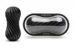 Маструбатор Tenga Flex Rocky Black - черный