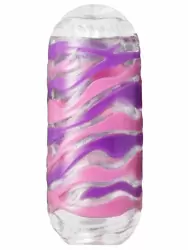 Изящный мастурбатор Tenga Arte Drape, 13,5 см, прозрачный с розовым