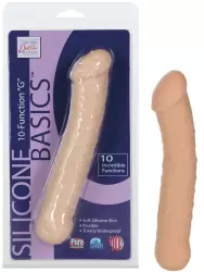 Вибромассажер Silicone Basics 10-Function “G” – телесный