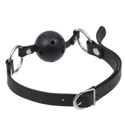 Кляп с отверстиями для дыхания Breathable Ball Gag – черный