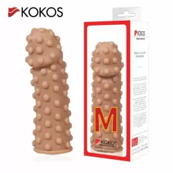 Насадка на фаллос с бугорками по поверхности размер M, EXTREME SLEEVE