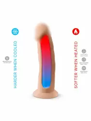 Реалистичный фаллоимитатор SILEXD Model 2, 19,2 см, силикон, светлый телесный