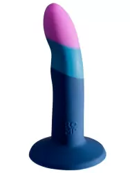 Изогнутый фаллоимитатор Romp Piccolo, 14 см, силикон, синий