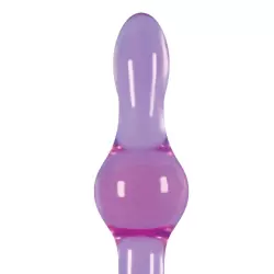 Анальная пробка Jelly Rancher T-Plug Wave волнистая – фиолетовый